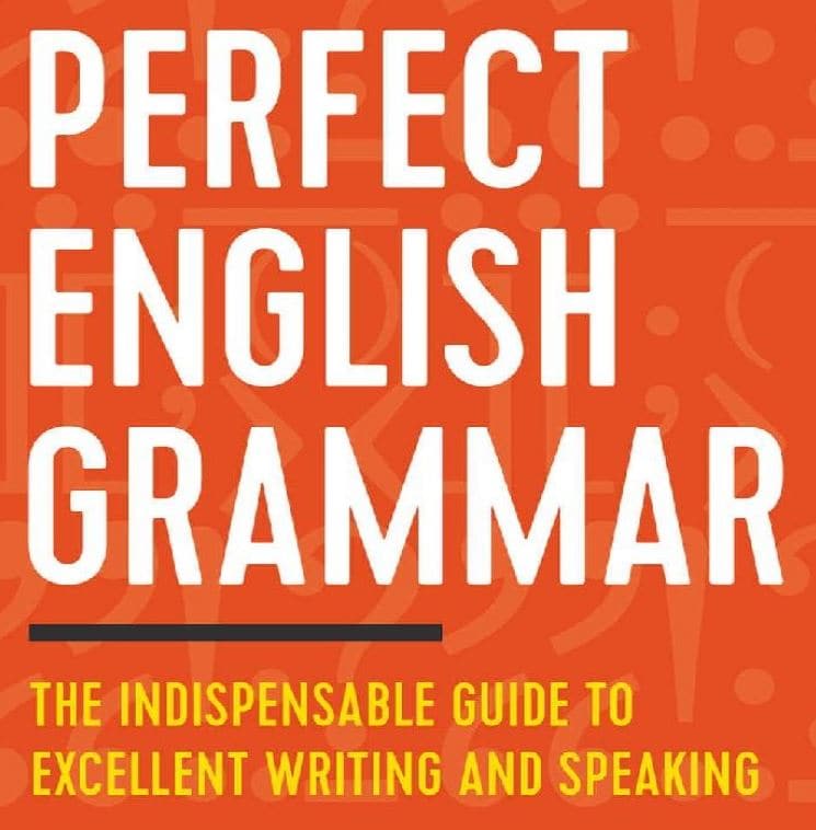 Barrett's "Perfect English Grammar" book cover.