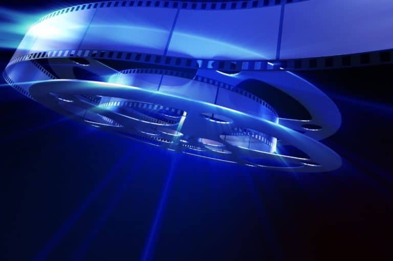 A movie reel