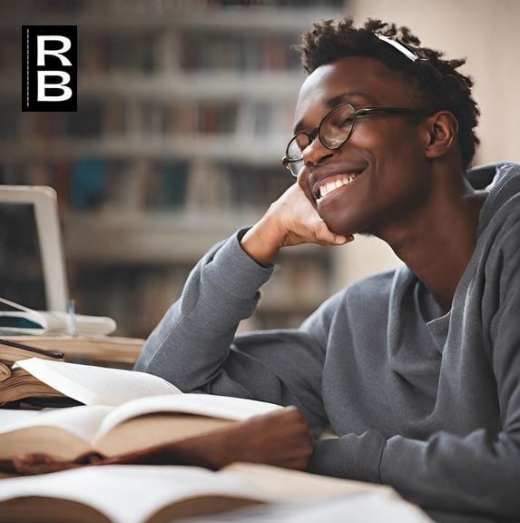 Relaxed learner before studying.