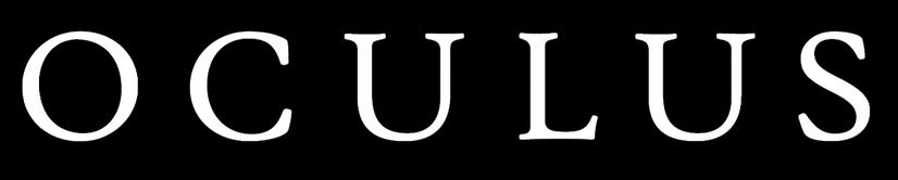 A black and white banner that says "Oculus".