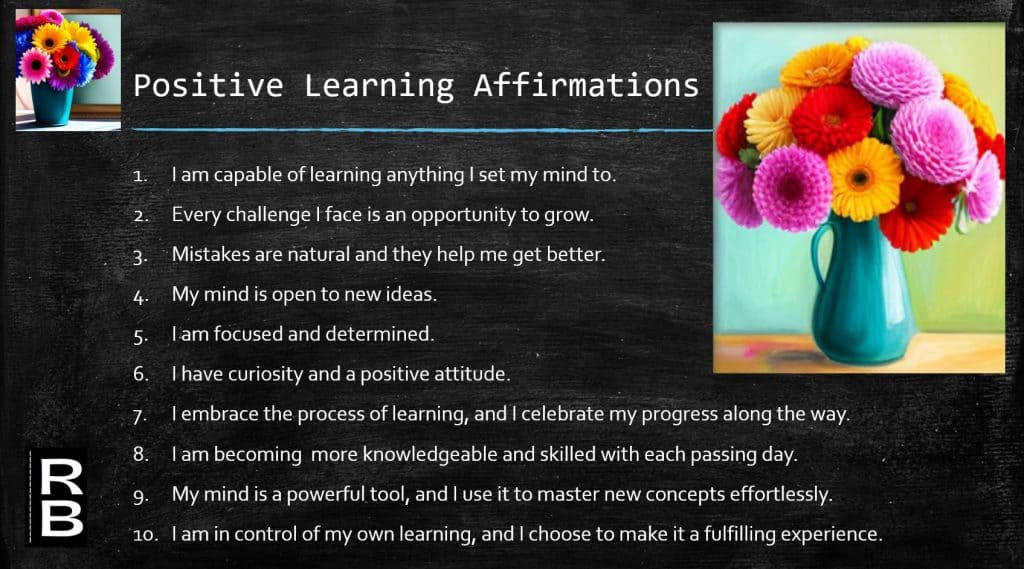 10 positive learning affirmations