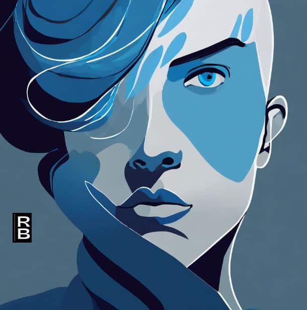 Someone blue in the face.