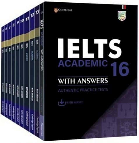 Cambridge IELTS preparation books.